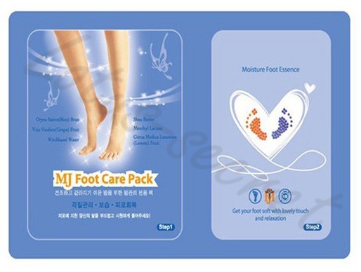 Маска для ног с гиалуроновой кислотой MJ Foot Care Pack