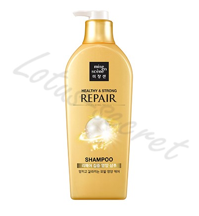 Восстанавливающий шампунь для волос с протеинами Mise en Scene Pearl Healthy & Strong Repair Shampoo