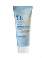 Пенка для умывания кислородная FarmStay О2 Premium Aqua Foam Cleansing