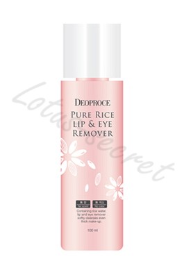 Средство для снятия макияжа на рисовой воде Deoproce Pure Rice Lip & Eye Remover