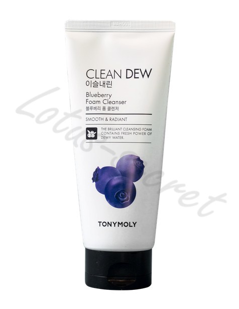 Пенка для умывания с экстрактом черники Tony Moly Clean Dew Blueberry Foam Cleanser