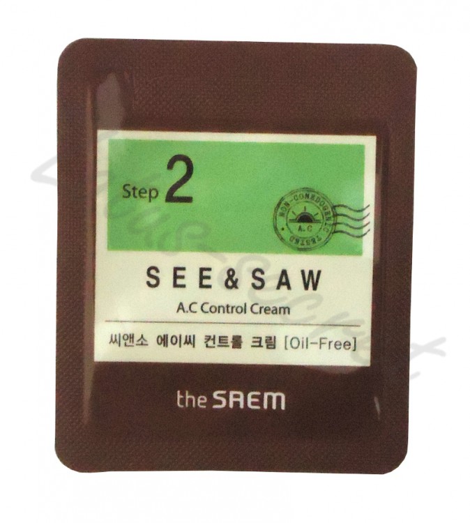 Пробник "Крем для проблемной кожи" The Saem See & Saw A.C Control Cream