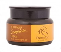Крем для лица с лошадиным жиром FarmStay Jeju Mayu Complete Cream