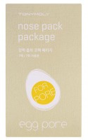 Набор пластырей (патчей) от черных точек на носу Tony Moly Egg Pore nose pack package (7 шт.)