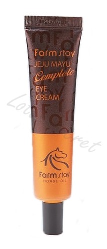 Крем для глаз с лошадиным жиром FarmStay Jeju Mayu Complete Eye Cream