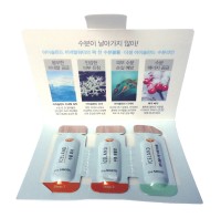 Пробник - набор средств для жирной кожи The Saem Iceland Hydrating (тонер, эмульсия, крем)