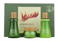 Набор средств для ухода за кожей лица с экстрактом новозеландского льна The Saem Urban Eco Harakeke Gift Set (миниатюры)