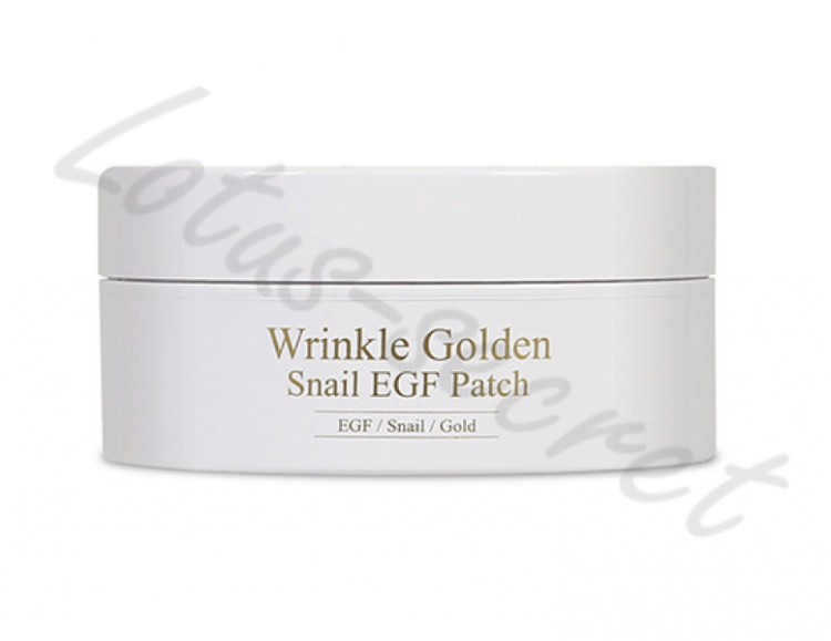Гидрогелевые патчи для глаз с EGF, золотом и муцином улитки The Skin House Wrinkle Golden Snail EGF Patch