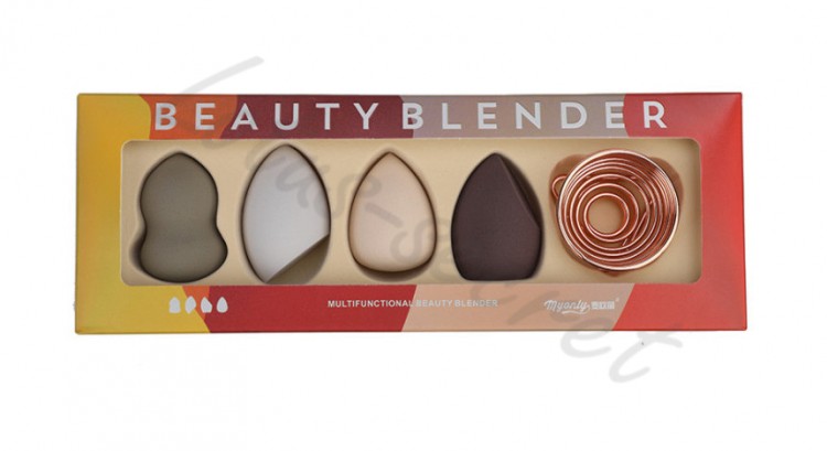 Подарочный набор спонжей с подставкой MYONLY Multifunctional Beauty Blender, 4 шт.