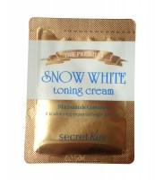 Пробник "Крем для лица осветляющий Премиум" Secret Key The Premium Snow Toning Cream