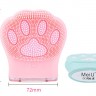 Очищающая щетка для лица "Кошачья лапка" Meiu Facial Cleansing Brush Cat Claw  (уцененный, мятая упаковка)