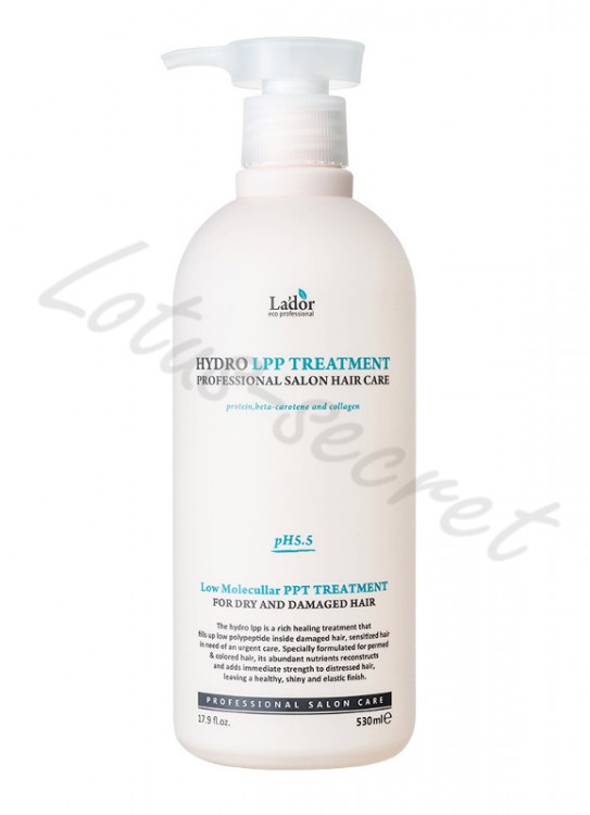Маска для волос восстанавливающая Lador Eco Hydro Lpp Treatment, 530 мл