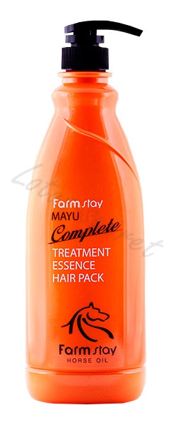 Маска для волос с лошадиным жиром FarmStay Mayu Complete Treatment Essence Hair Pack