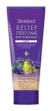 Скраб для тела парфюмированный на виноградных косточках Deoproce Relief Perfume Body Scrubwash
