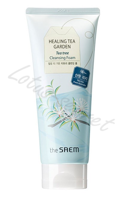 Пенка увлажняющая очищающая с маслом чайного дерева The Saem Healing Tea Garden Tea Tree Cleansing Foam