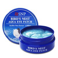 Патчи гидрогелевые для век с экстрактом ласточкиного гнезда SNP Bird's Nest Aqua Eye Patch, срок годности до 03.04.22
