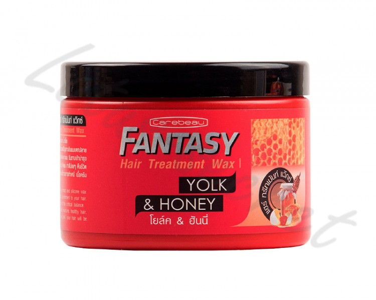 Маска для волос с воском "Мед и яичный желток" Carebeau Fantasy Hair Treatment Wax Yolk & Honey, 250 мл