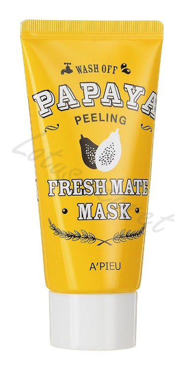 Маска-пилинг очищающая осветляющая с экстрактом папайи A'pieu Fresh Mate Papaya Wash Off Peeling Mask