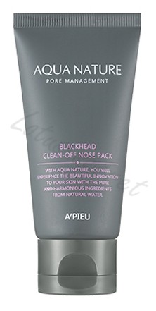 Маска-пленка очищающая от черных точек A'pieu Aqua Nature Pore Management Blackhead Clean-Off Nose Pack