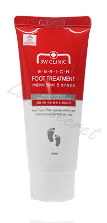 Крем для ног лечебный 3W Clinic Enrich Foot Treatment