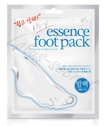 Маска - носочки для ног с сухой эссенцией Petitfee Dry Essence Foot Pack