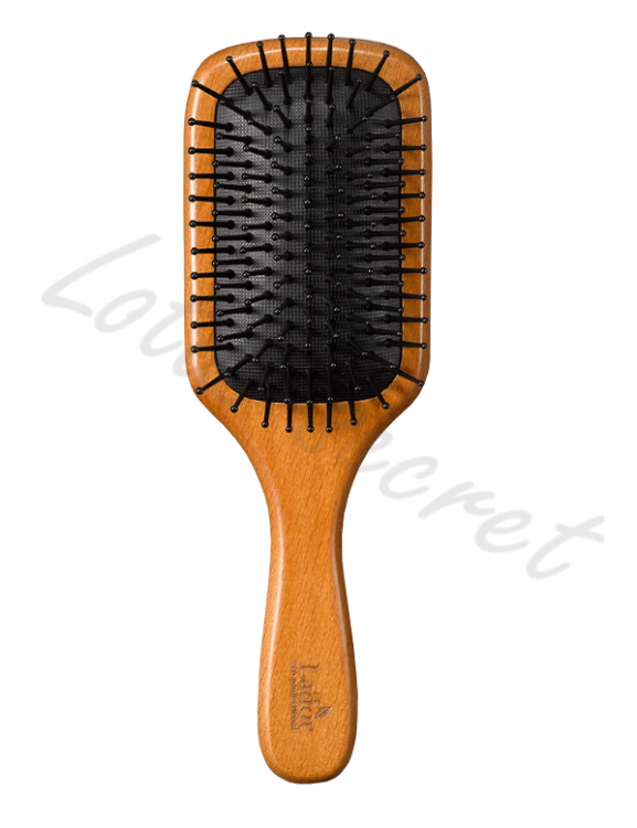 Деревянная расческа для волос Lador Middle Wooden Paddle Brush, средняя