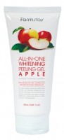Пилинг-гель с экстрактом яблока FarmStay All-in-one Whitening Peeling Gel Apple