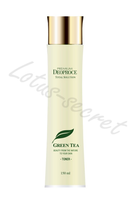 Тоник с экстрактом зеленого чая Deoproce Premium Green Tea Total Solution Toner, 150 мл