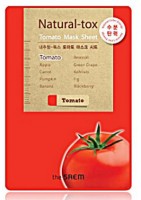 Маска-детокс тканевая томатная The Saem Natural-tox Tomato Mask Sheet