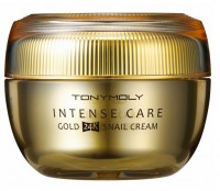 Крем для лица улиточный с золотом антивозрастной Tony Moly Intense Care Gold 24K Snail Cream