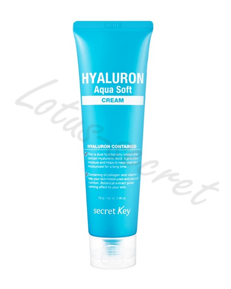 Крем для лица гиалуроновый Secret Key Hyaluron Aqua Soft Cream, 150 г