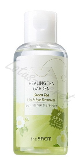 Средство для снятия макияжа с глаз и губ с экстрактом зеленого чая The Saem Healing Tea Garden Green Tea Lip & Eye Remover