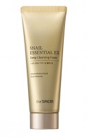 Пенка для умывания антивозрастная улиточная The Saem Snail Essential EX Wrinkle Solution Deep Cleansing Foam