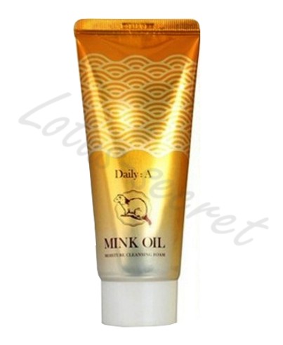 Пенка для умывания увлажняющая c маслом норки Deoproce Daily: A Mink Oil Moisture Cleansing Foam