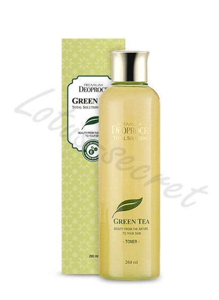 Тоник с экстрактом зеленого чая Deoproce Premium Green Tea Total Solution Toner, 260 мл