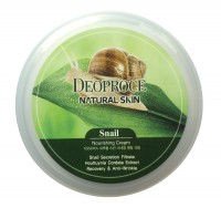 Питательный крем для лица и тела с улиточным экстрактом Deoproce Natural Skin Snail Nourishing Cream, 100 г 