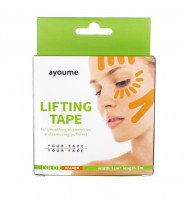 Кинезио тейп для лица Ayoume Lifting Tape 1 см х 5 м оранжевый