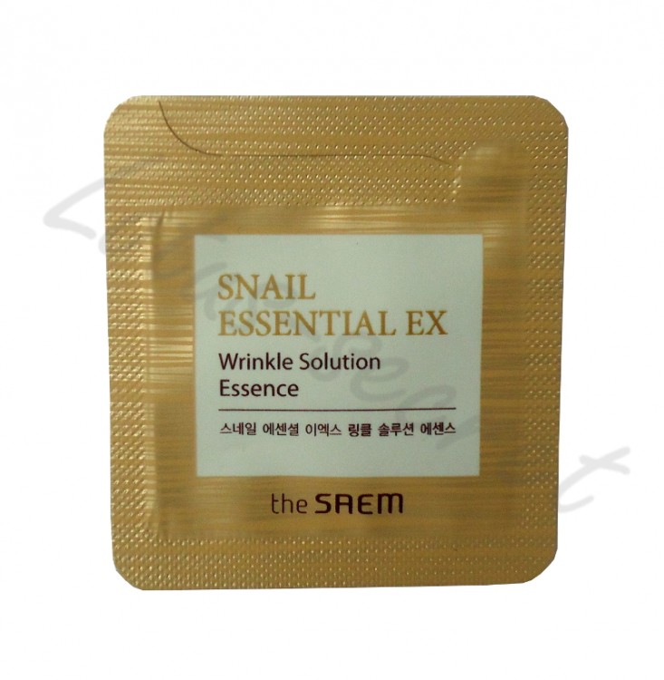 Пробник "Эссенция антивозрастная улиточная" The Saem Snail Essential EX Wrinkle Solution Essence (Sample)