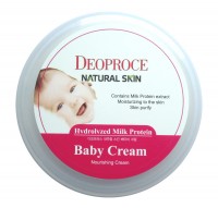 Питательный детский крем с молочными протеинами Deoproce Natural Skin Baby Cream, 100 г