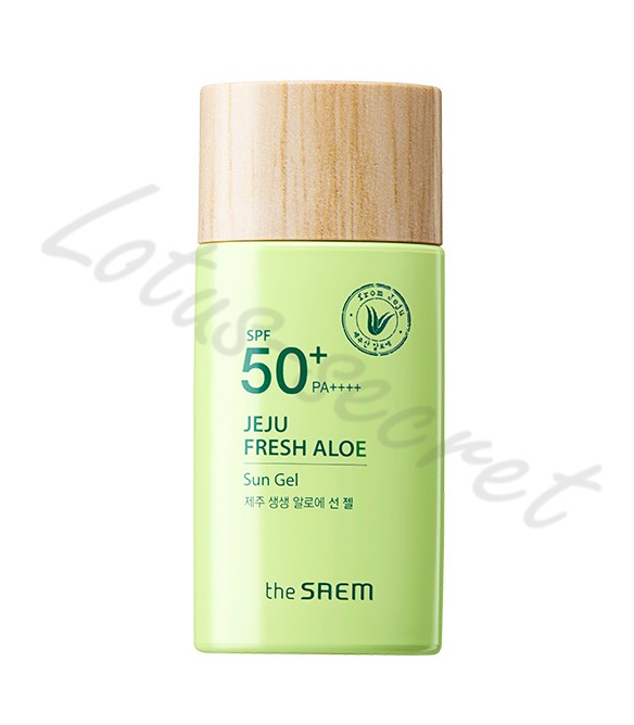 Солнцезащитный гель с алоэ вера The Saem Jeju Fresh Aloe Sun Gel SPF 50+ PA++++