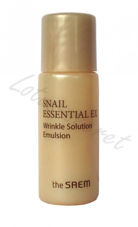 Пробник "Эмульсия антивозрастная улиточная The Saem Snail Essential EX Wrinkle Solution Emulsion"