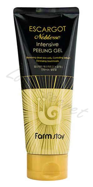 Пилинг-гель с экстрактом королевской улитки FarmStay Escargot Noblesse  Intensive Peeling Gel