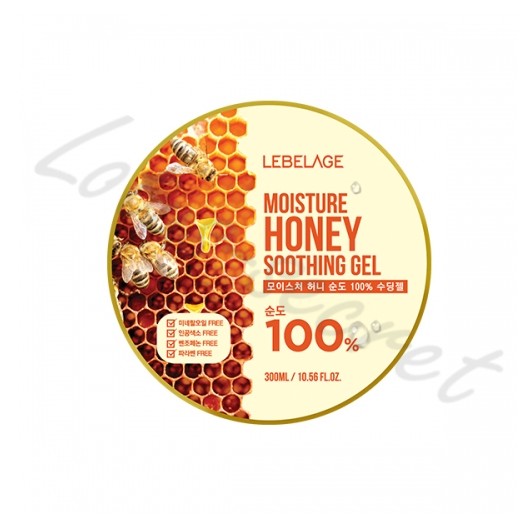Гель для лица и тела с экстрактом меда Lebelage Moisture Honey 100% Soothing Gel