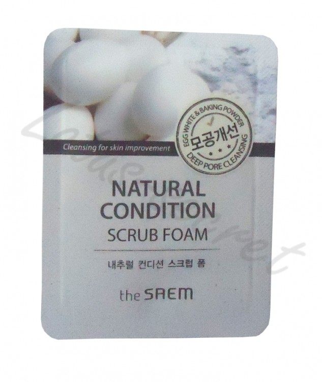 Пробник "Пенка-скраб для лица The Saem Natural Condition Scrub Foam"