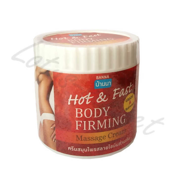 Укрепляющий массажный разогревающий крем для тела Banna Hot & Fast Body Firming Massage Cream