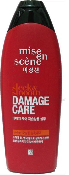 Шампунь Mise en scene "Damage Care" для сильно поврежденных, окрашенных и химически завитых волос, 180 мл