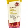 Крем солнцезащитный с экстрактом слизи улитки FarmStay Visible Difference Snail Sun Cream SPF 50