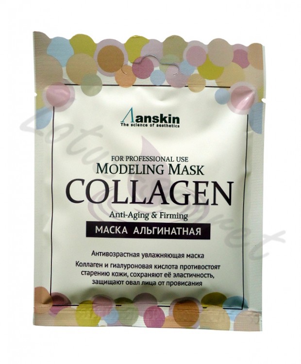 Маска альгинатная антивозрастная укрепляющая с коллагеном (саше) Anskin Collagen Modeling Mask Anti-Aging & Firming, 25 г
