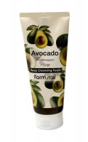 Пенка для глубокого очищения с маслом авокадо FarmStay Avokado Premium Pore Deep Cleansing Foam