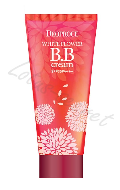 ББ крем с экстрактами белых цветов Deoproce White Flower BB Cream
